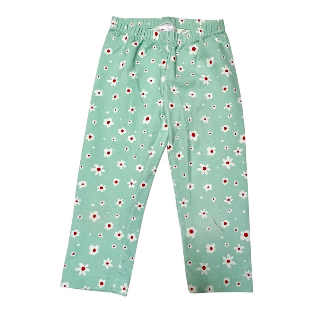 Hanna Andersson Fiji Flower Capri Leggings Size 6/7